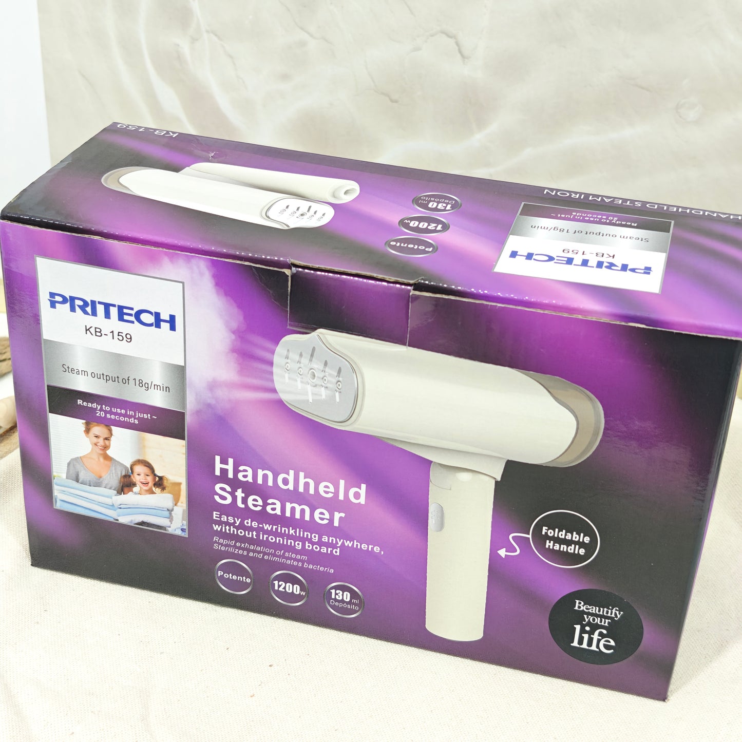 Plancha de vapor portátil PRITECH KB-159