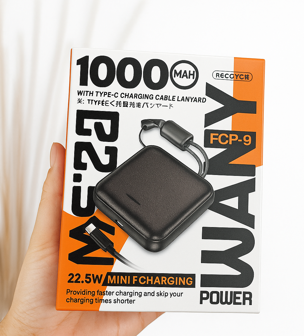 Batería Externa Black 10000 mAh
