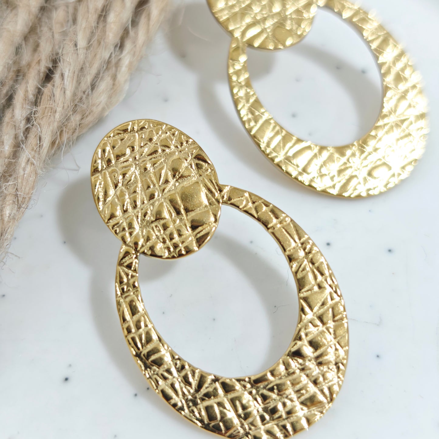 Pendientes Aura Dorada