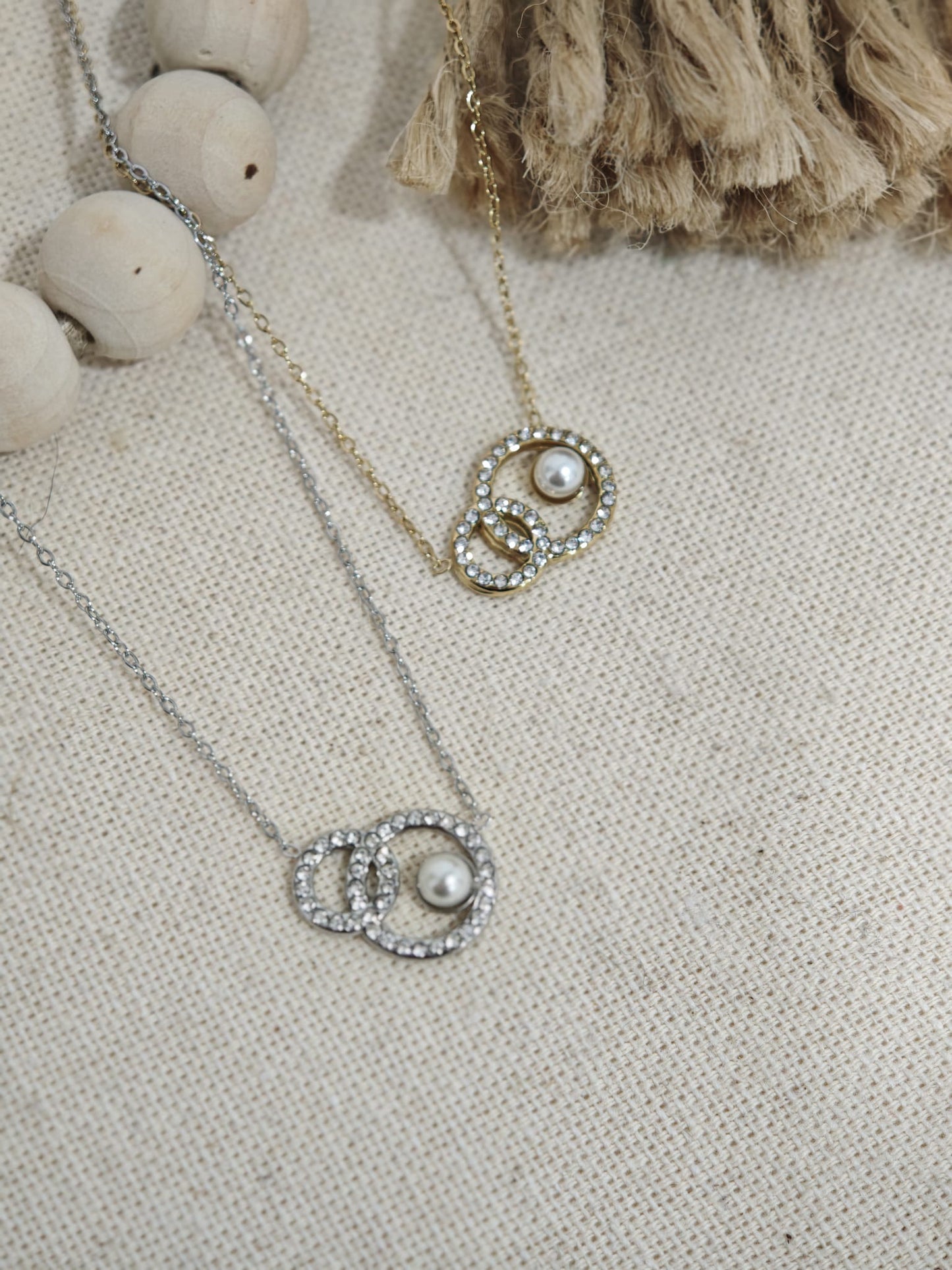 Collar Infinity Pearl