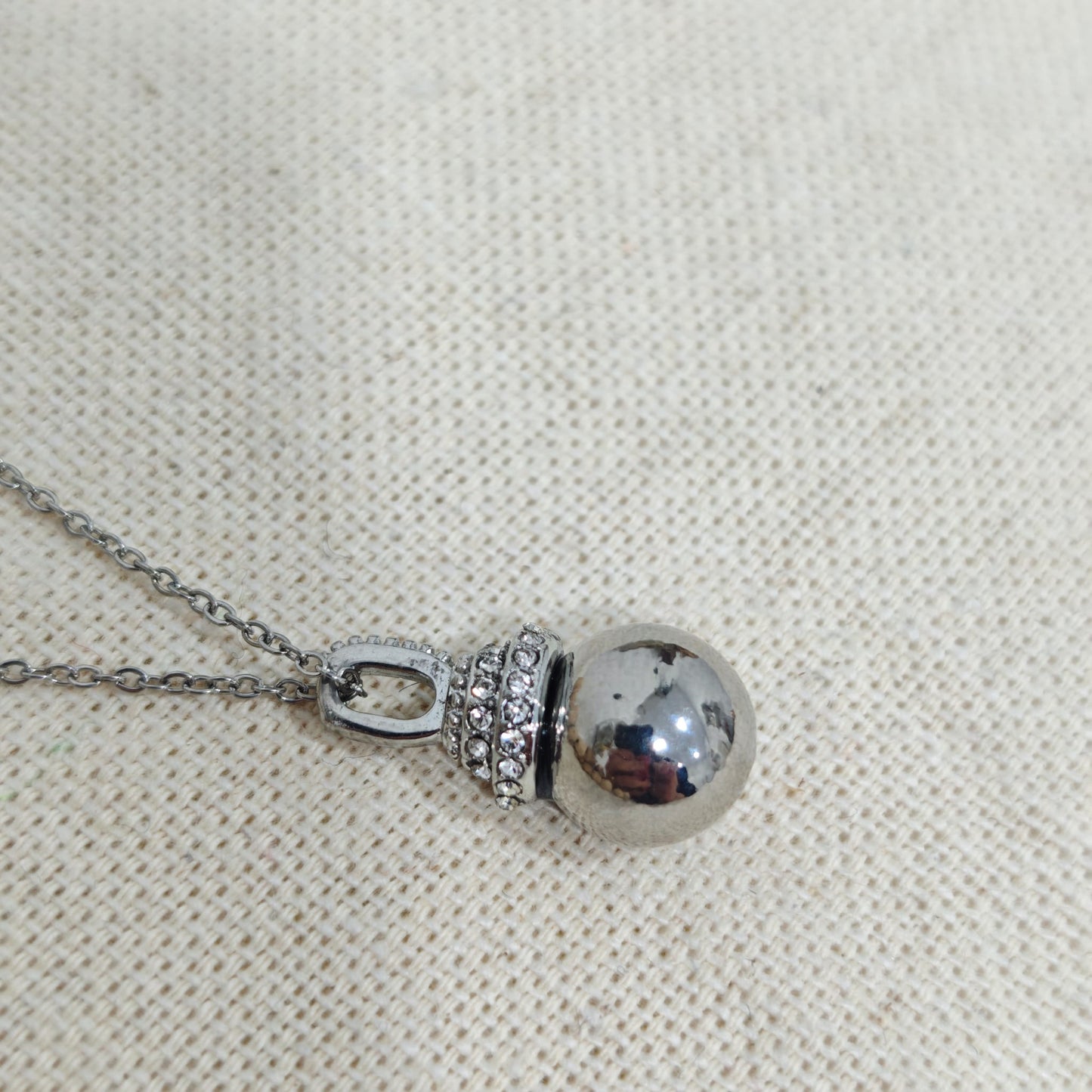 Collar Esfera Silver