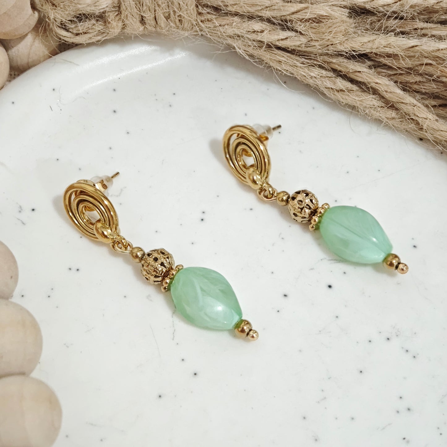 Pendientes Arena Blanca