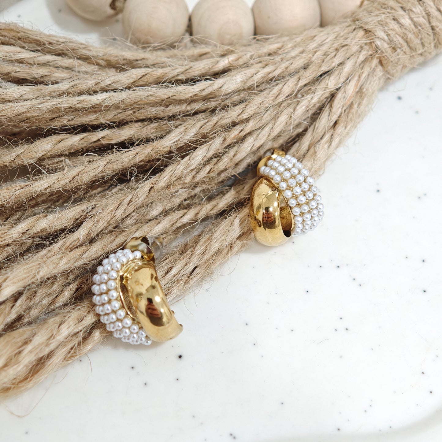 Pendientes Perla Celeste