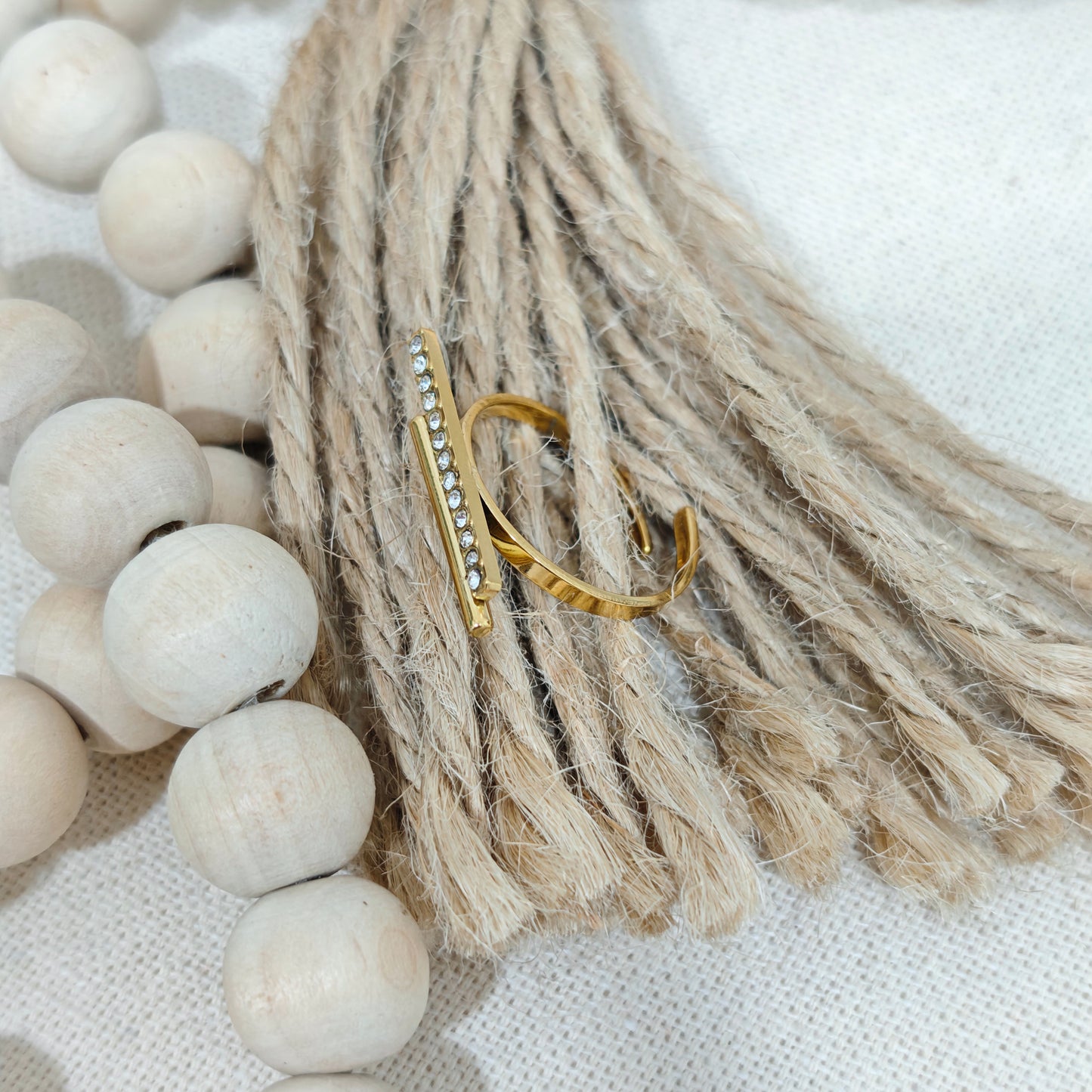 Anillo Barra Brillante