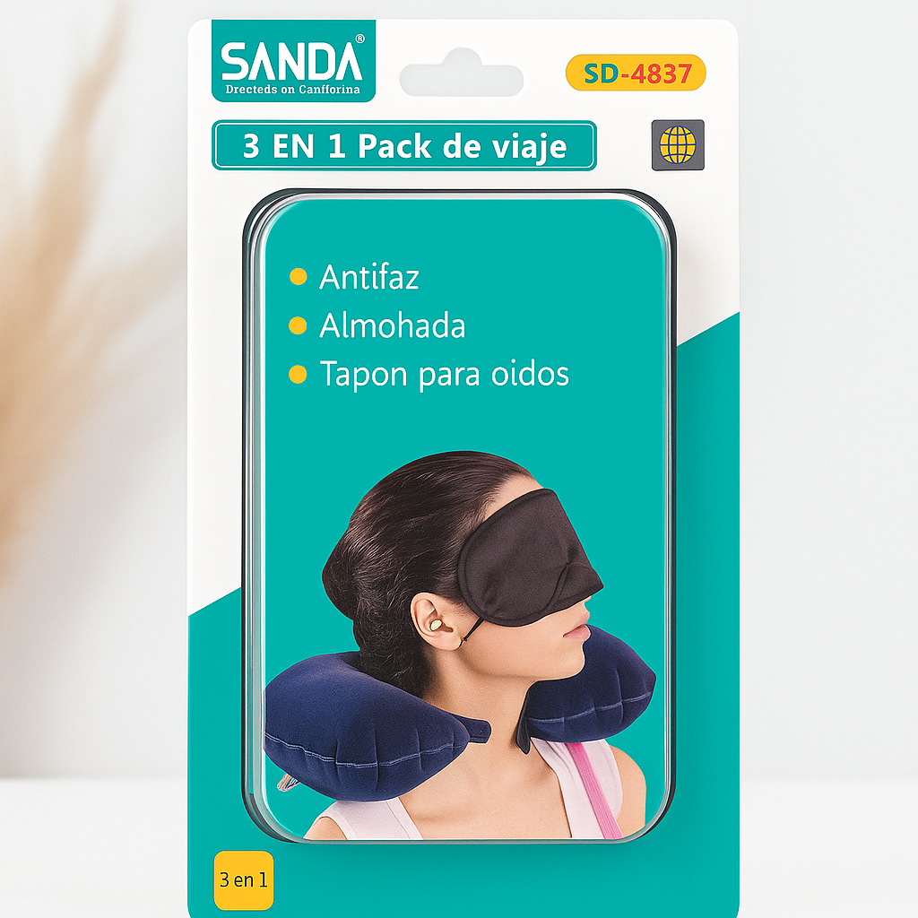 Pack Viajero 3 en 1