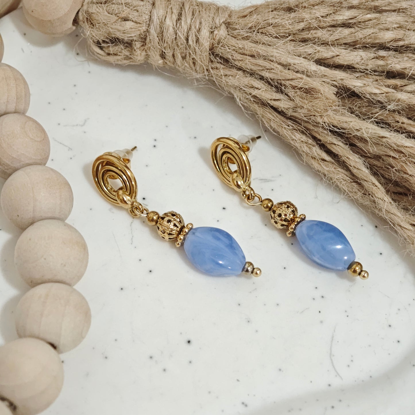 Pendientes Arena Blanca