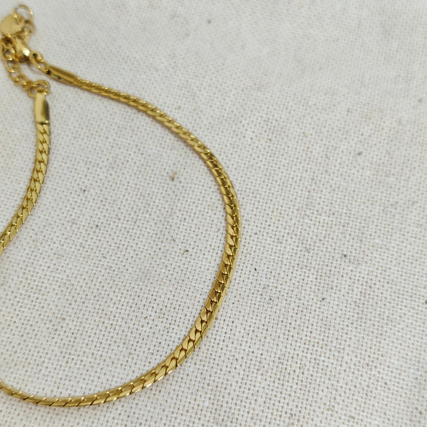 Tobillera Golden Snake