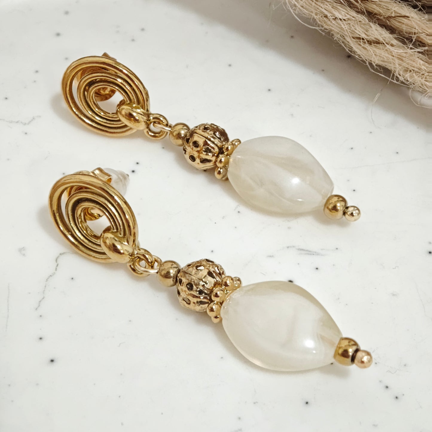 Pendientes Arena Blanca