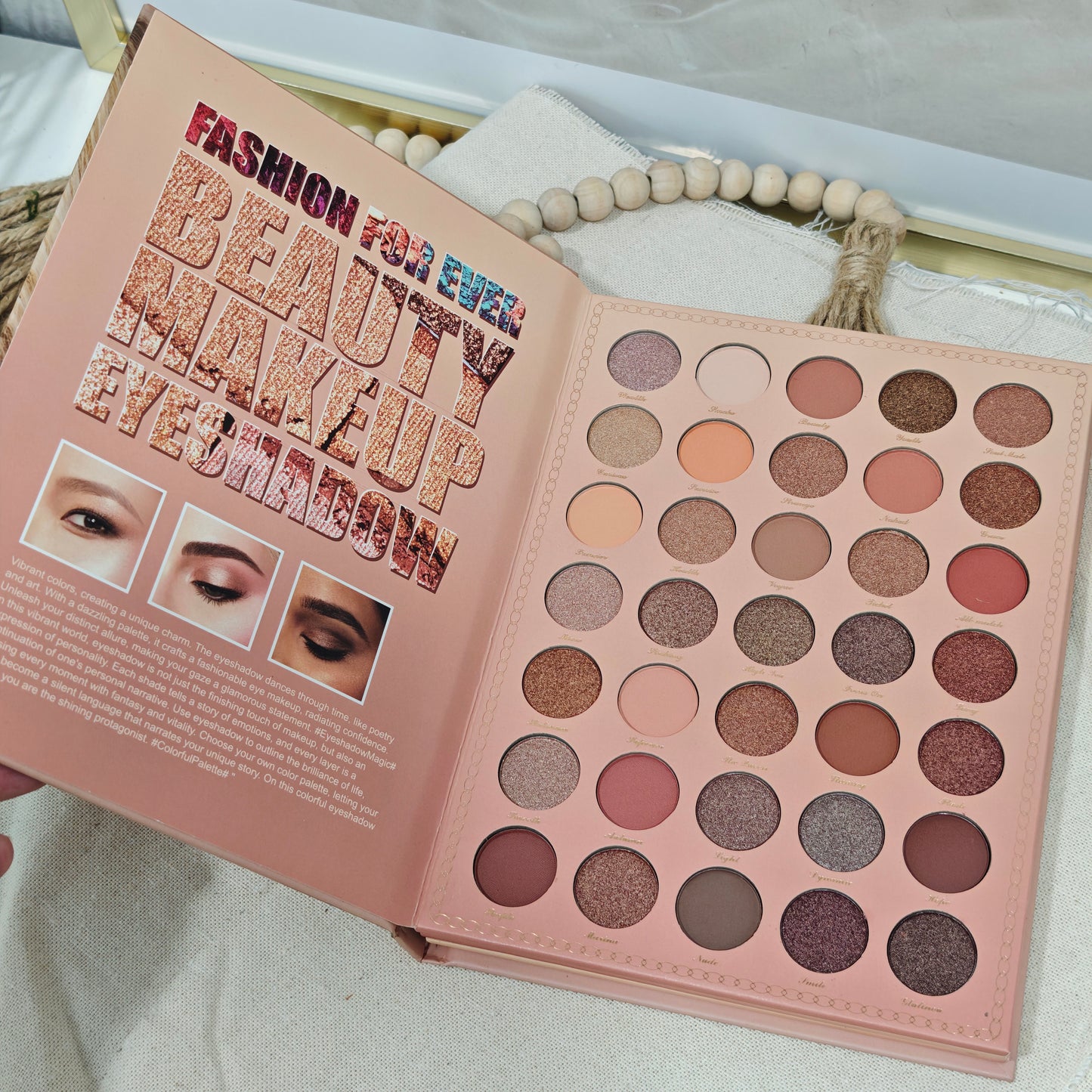 Paleta de Sombras Fashion Makeup Beauty – The Natural Nudes