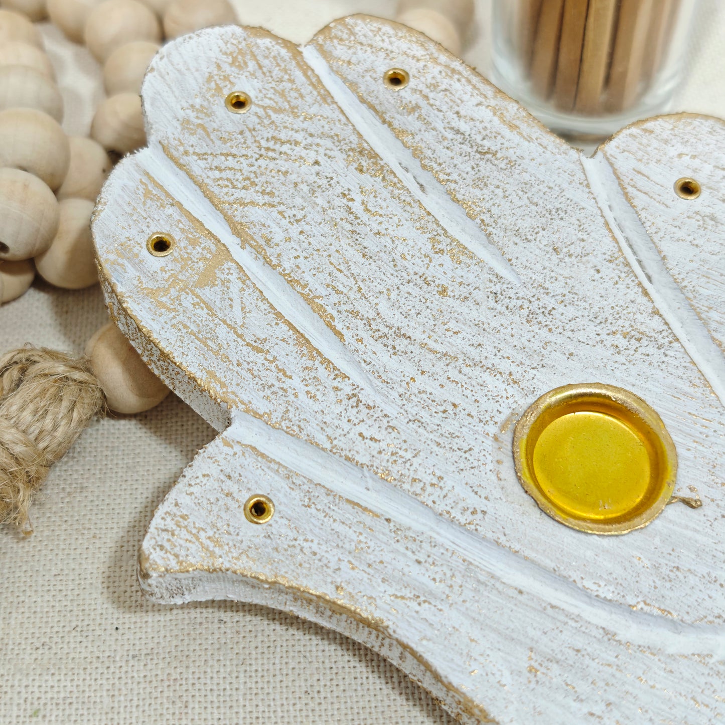 Porta Incienso Mano de Fátima