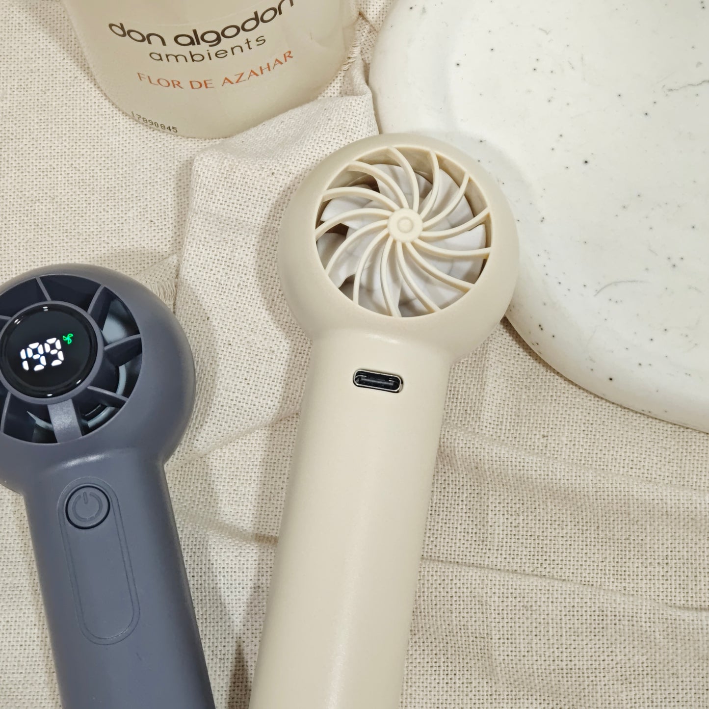 Mini Ventilador Digital Recargable