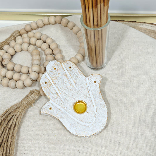 Porta Incienso Mano de Fátima