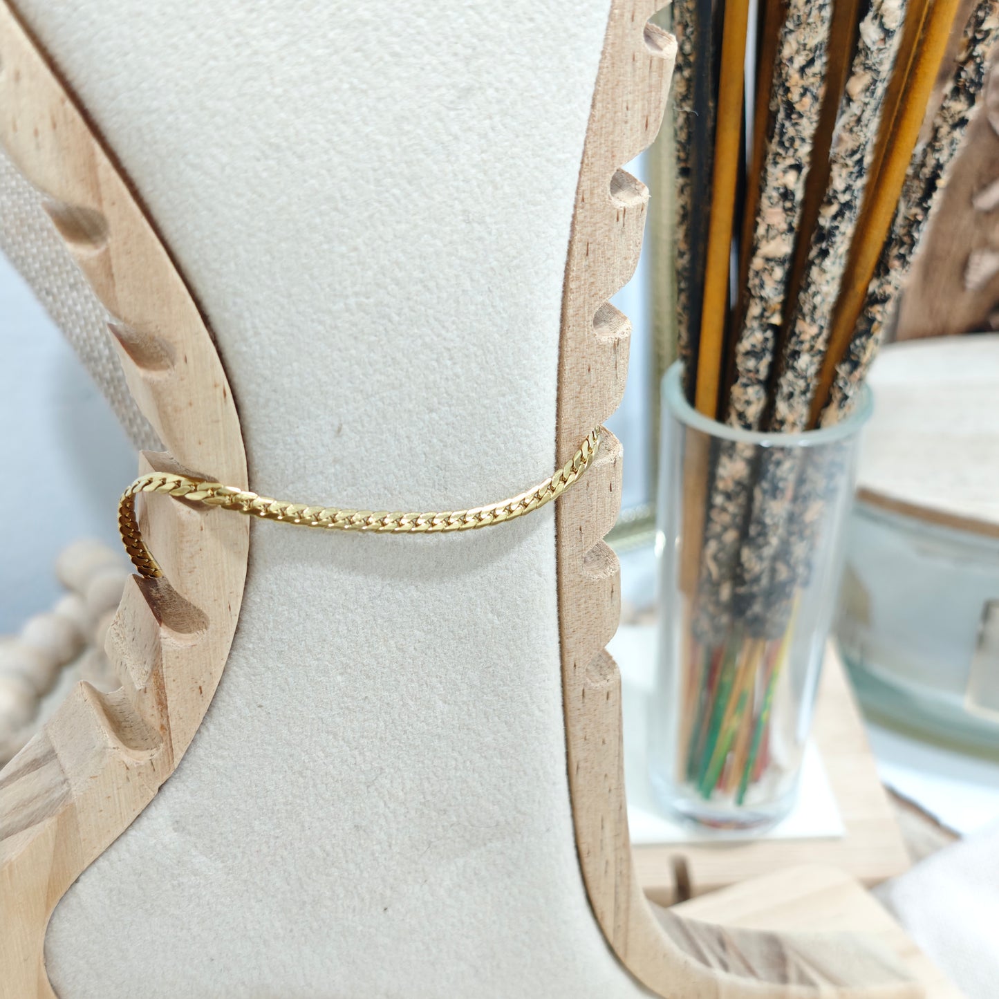 Tobillera Golden Snake