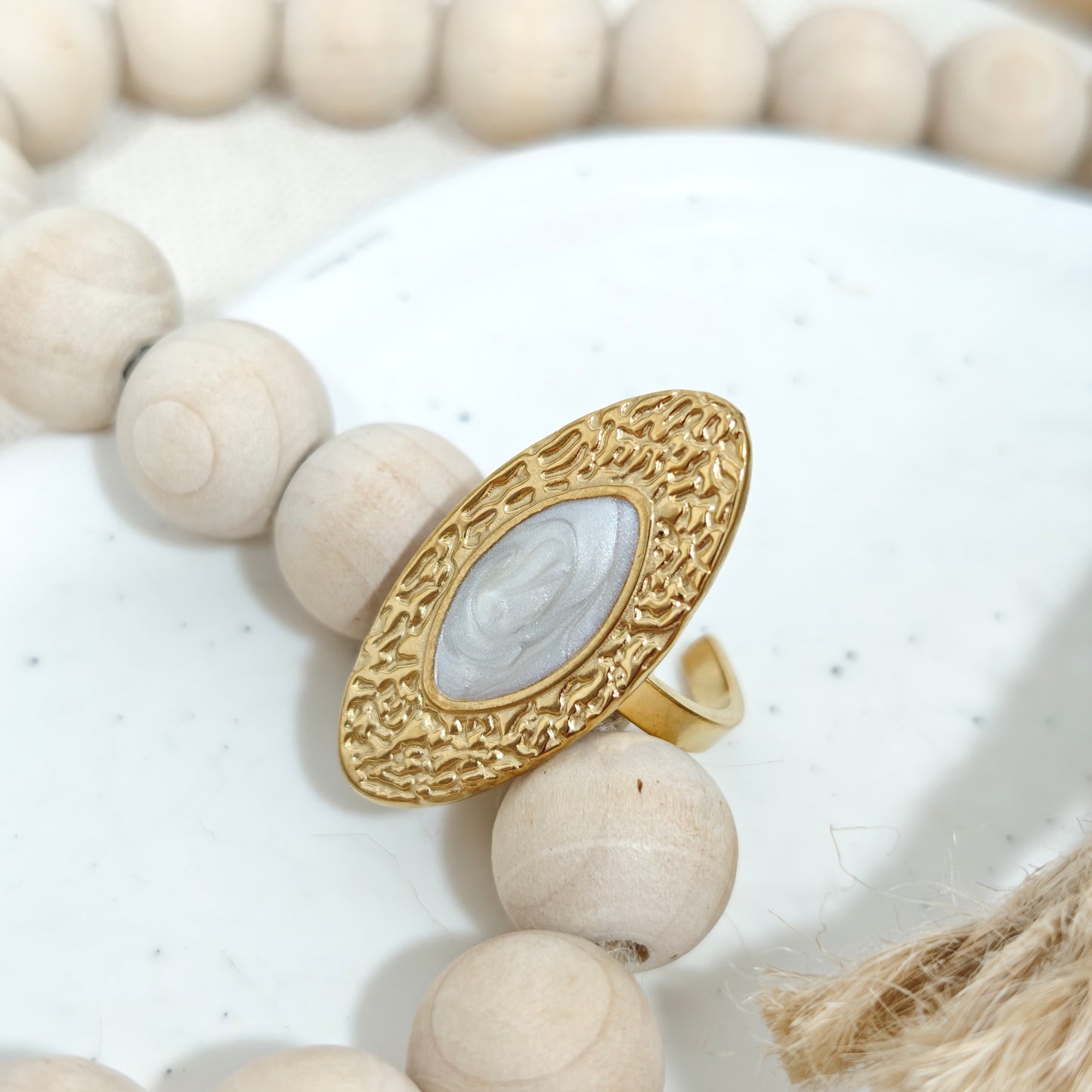 Anillo Imperia Nácar